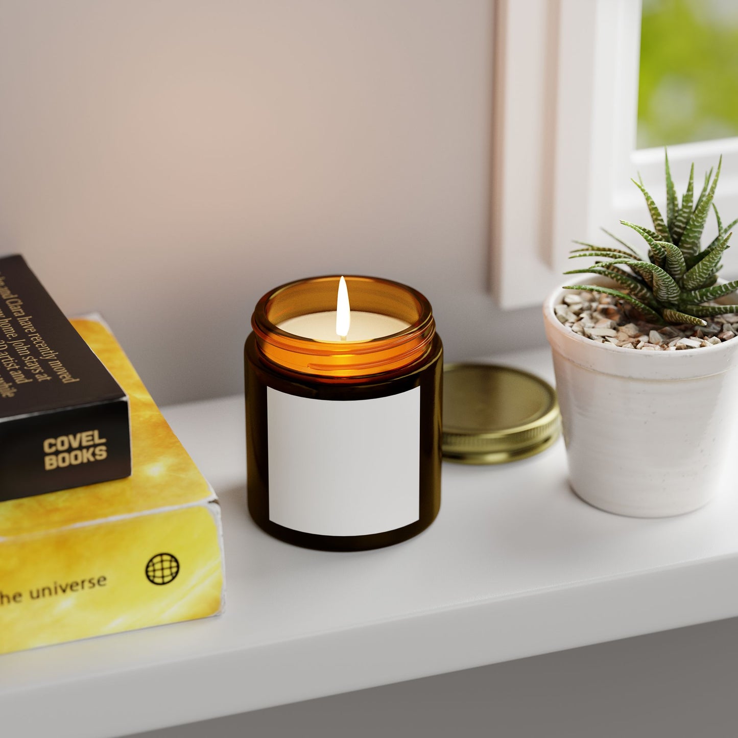Scented Candles, Coconut Apricot Wax (4oz, 9oz)