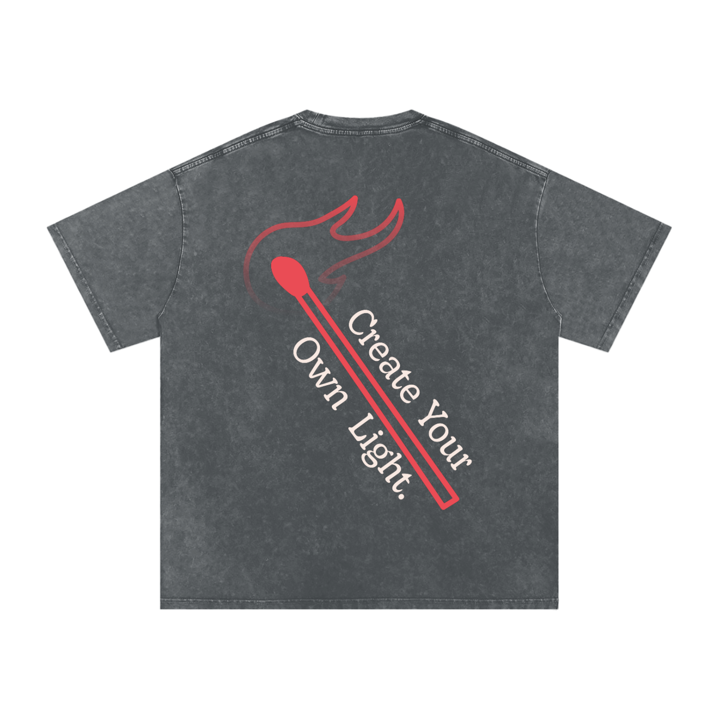 Match/Create Your Own Light - Acid Wash Oversize T-Shirt