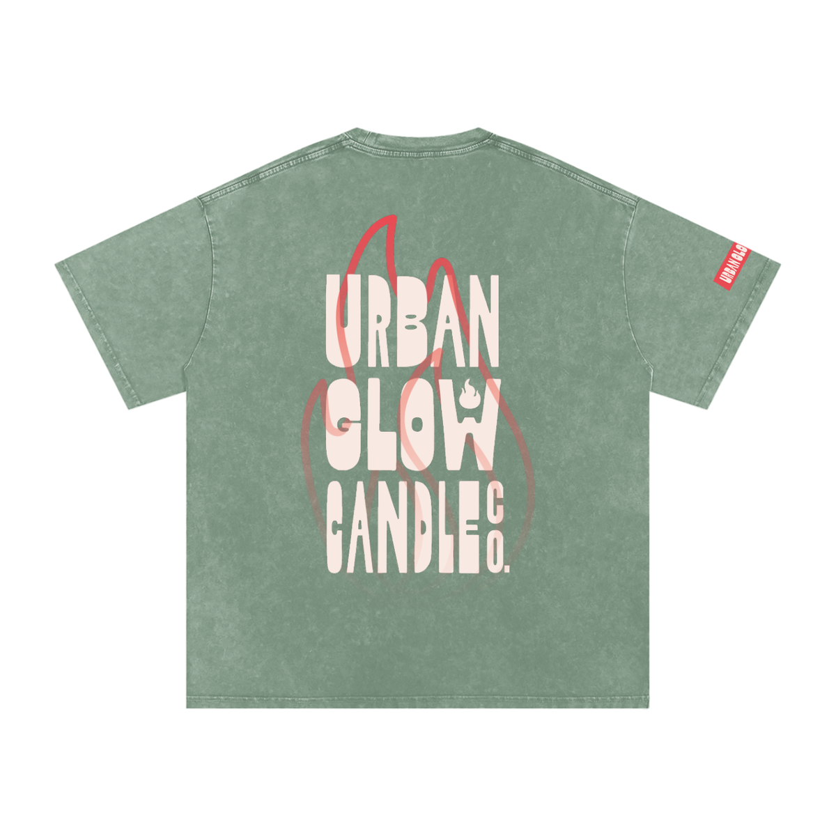 Urban Glow Oversized Vintage Washed Graphic Tee
