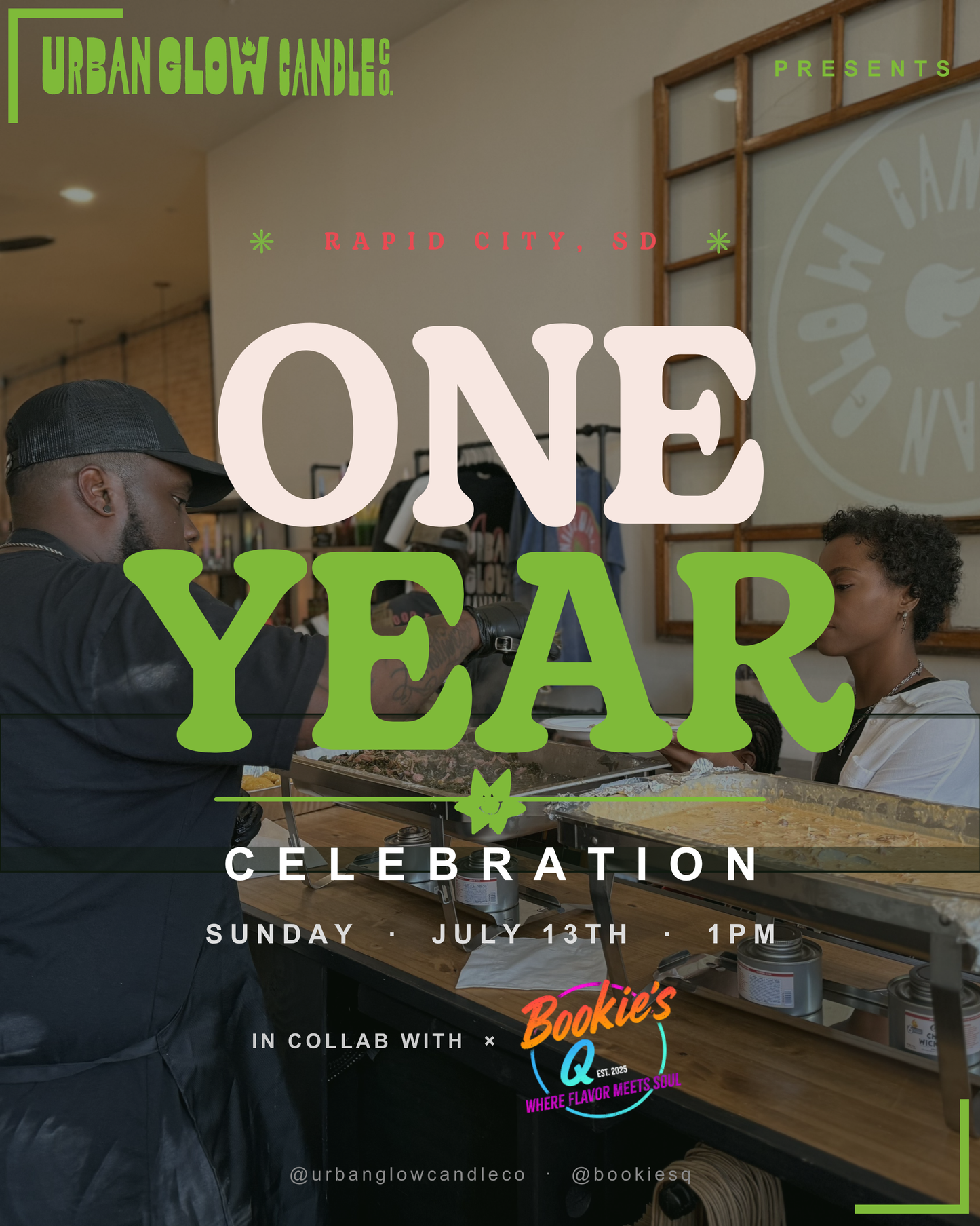 One-Year Celebration | Candle Making & Bookie's Q Lunch
