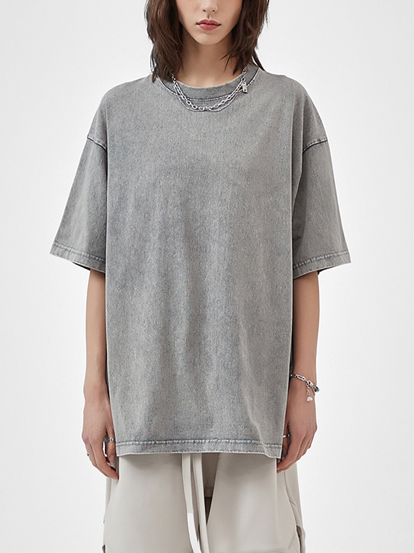 Match/Create Your Own Light - Acid Wash Oversize T-Shirt