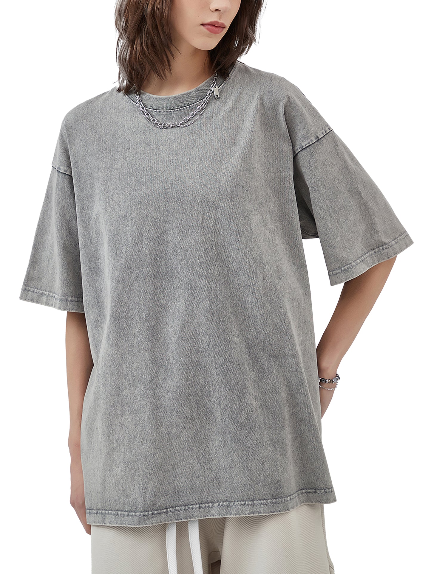 Match/Create Your Own Light - Acid Wash Oversize T-Shirt