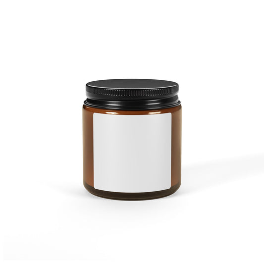 Scented Soy Candle, Eco-Friendly Amber Jar Candle, Home Decor, Aromatherapy Gift, Relaxing Candle, Multi-Size Options