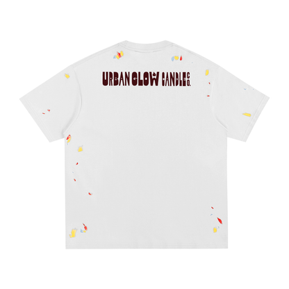 Burn Brighter Babe - Paint Splatter T-Shirt