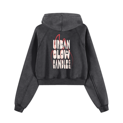 UG Flame Cropped Hoodie