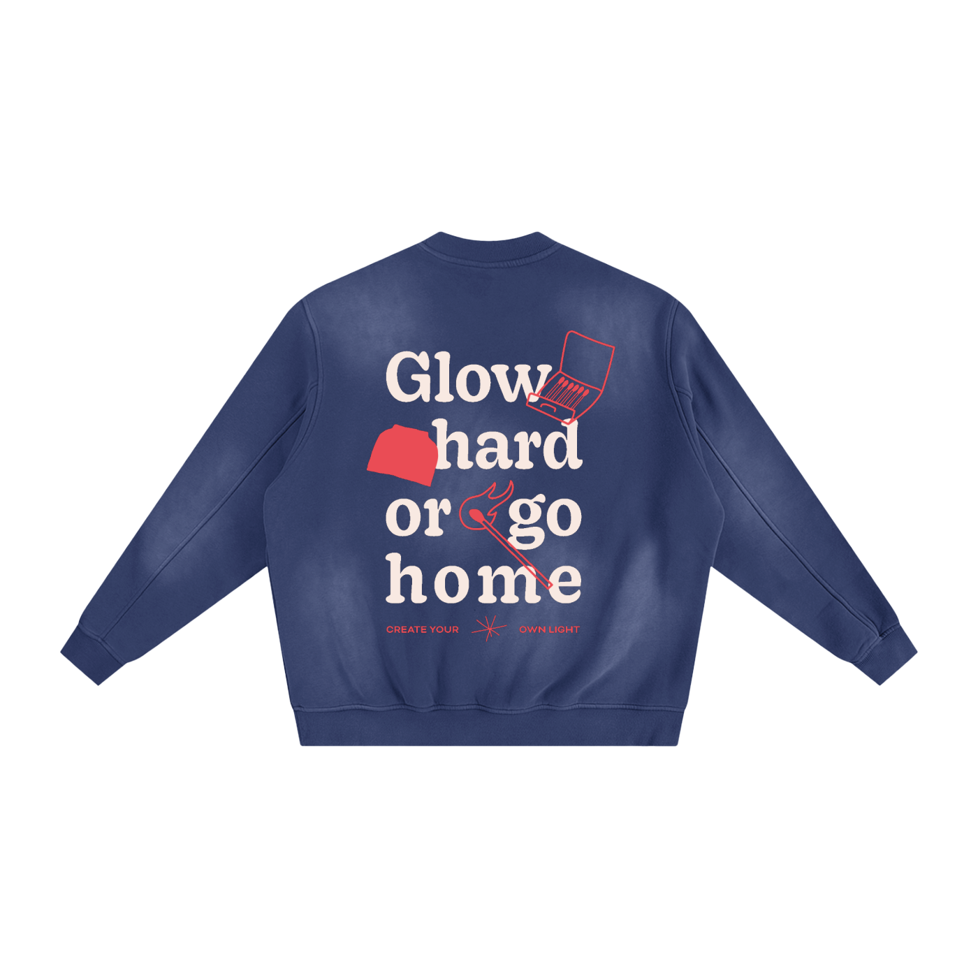 Urban Glow Sunfade Fleeced Sweatshirt