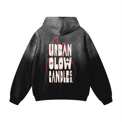 UG Flame - Heavyweight Sunfade Oversized Hoodie