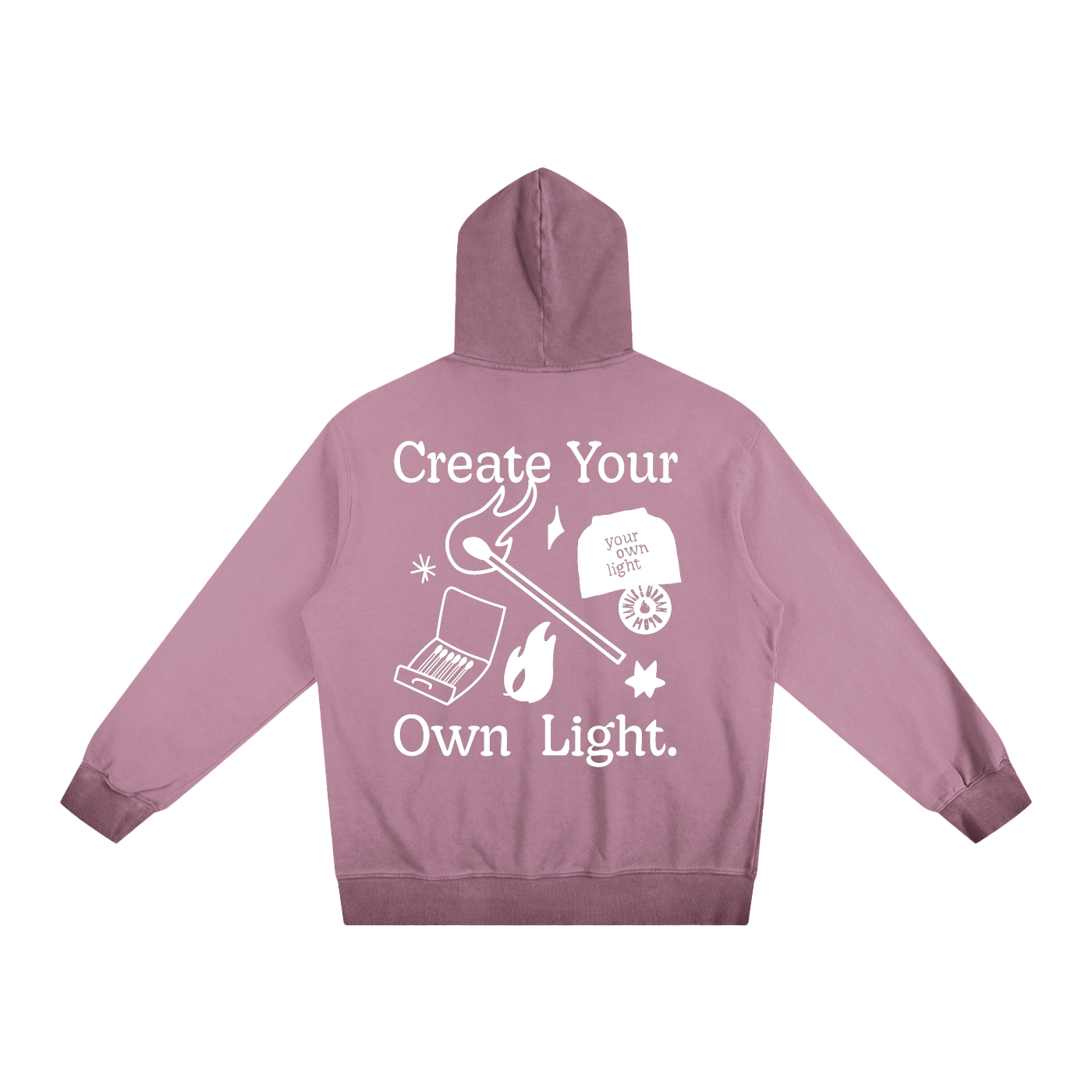 Create Your Own Light - Stone Washed Hoodie