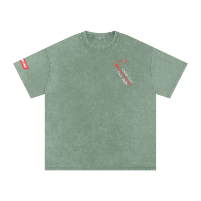 Urban Glow Oversized Vintage Washed Graphic Tee