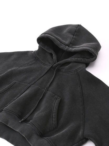 UG Flame Cropped Hoodie